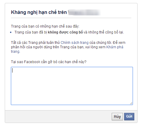 Hướng dẫn mở khóa fanpage