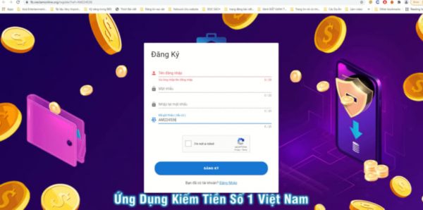 Giao diện đăng nhập vào phần mềm nuôi nick facebook kiếm tiền 