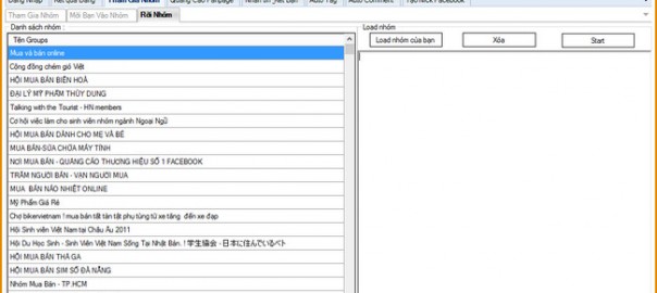 #4 Tự động rời nhóm (Group) Facebook hàng loạt