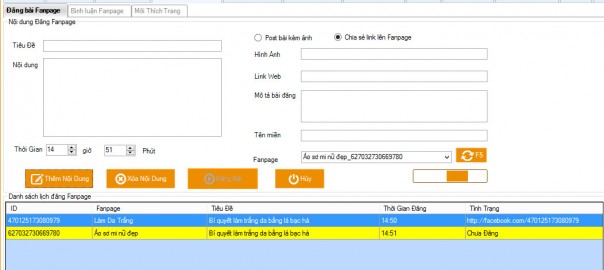 Lên lịch Hẹn giờ đăng bài lên Fanpage