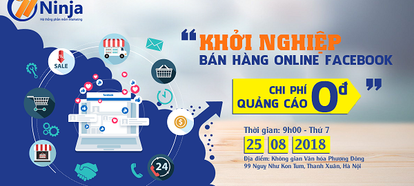 OFFLINE “Khởi nghiệp bán hàng Online Facebook chi phí quảng cáo 0đ”