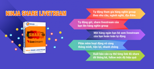 Ninja Share Livestream giúp bạn chốt đơn đỉnh cao