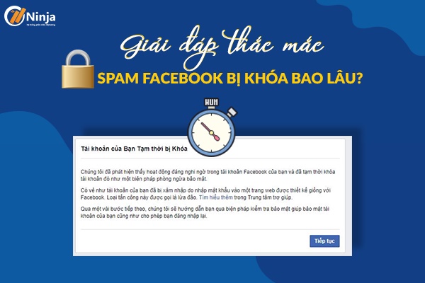 Spam facebook bị khóa bao lâu