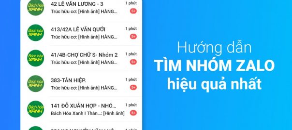 Các cách tìm nhóm zalo nhanh chóng, hiệu quả nhất