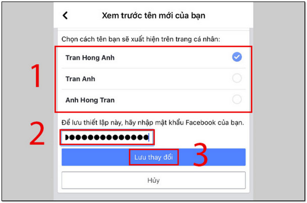 Lưu thay đổi sau khi chỉnh sửa xong